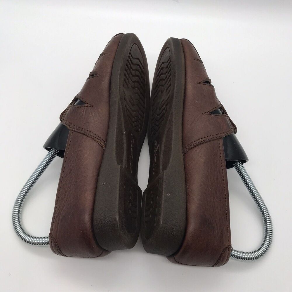 Softspots Fisherman Sandals Women's 6.5M Brown Leather Slip On Comfort Shoes - Picture 6 of 9